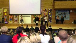 Valley View Year 6 Pupils performing short sketch