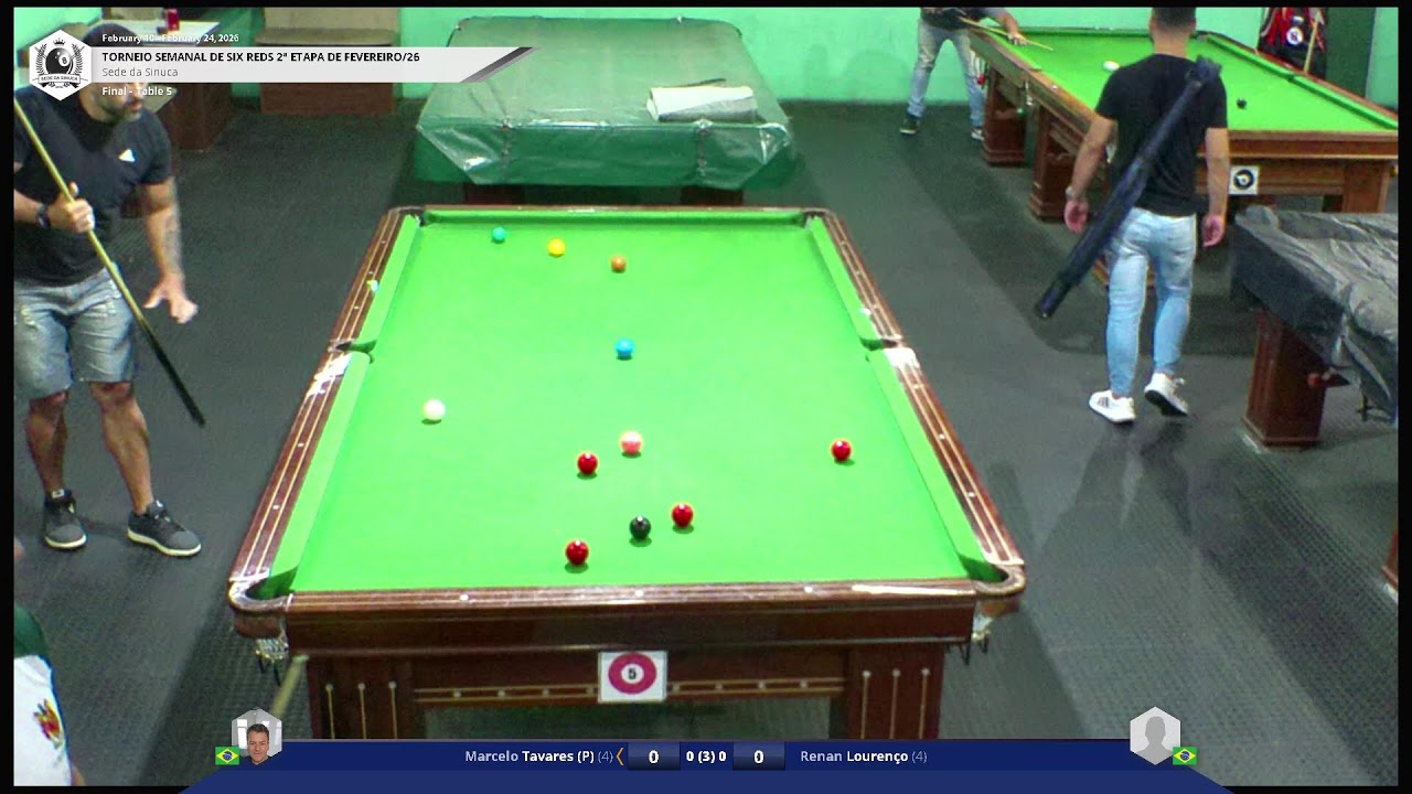 Torneio Semanal de Bola Oito 2ª Etapa de Fevereiro-25