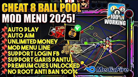TUTORIAL!🔥 8 Ball Pool MOD MENU v56.5.0 Auto-play - VIP Unlimited Money, Coins & Aim Lines 2025