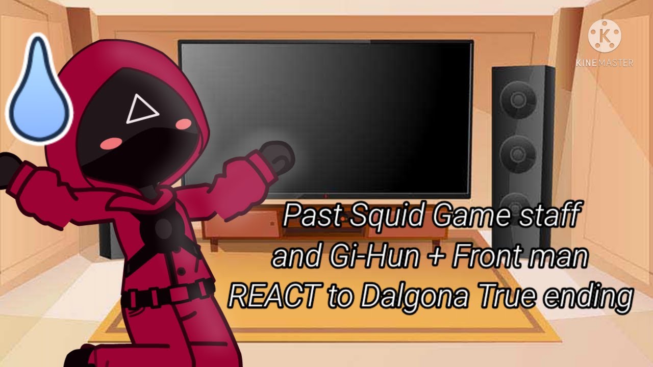 ll Past Squid Game staff and Gi-Hun + Front man reacts to Squid Game Dalgona true ending ll