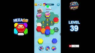 HexaGo: Sorting Puzzle Level 39 Solution | Gameplay Walkthrough