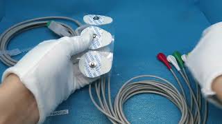 XDX 10013H XDX 1002F V XDX 10050 compatible ECGtrunk cable IEC 6leads  2106307-0023.6meters