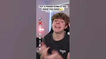 PUT A FINGER DOWN IF YOU KNOW THE SONG Random Edition Shorts Viral Songtest 