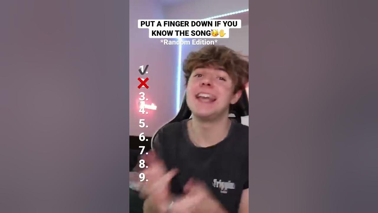 PUT A FINGER DOWN IF YOU KNOW THE SONG🤩✋ - Random Edition🤔 #shorts #viral #songtest