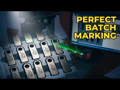 Automatic CCD Vision Laser Marking System with XY Moving Table for Batch Production