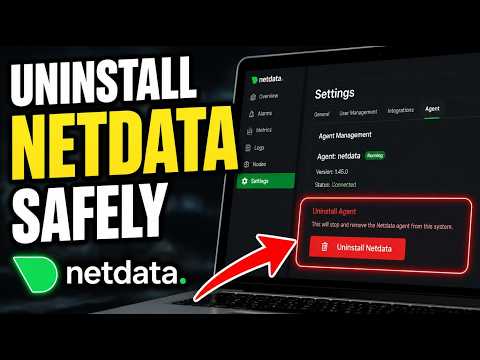 How to uninstall Netdata from your VPS safely - Easy Tutorial
