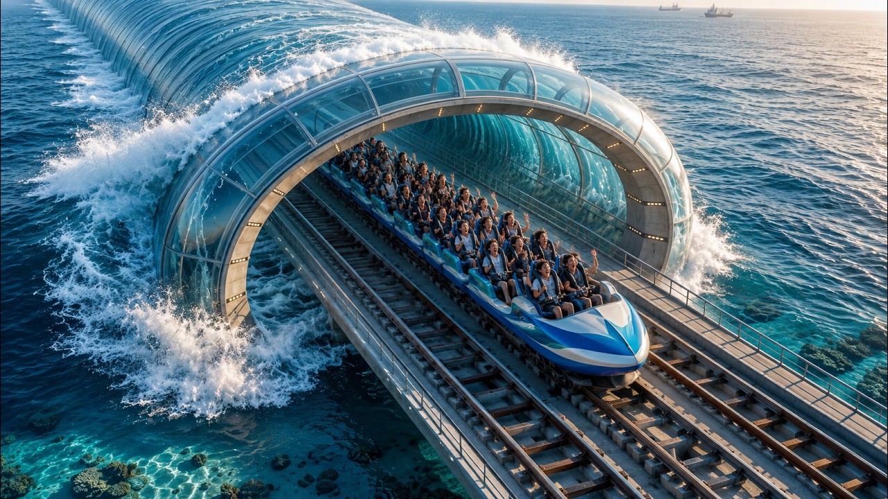 How China Built the World's First Underwater Rollercoaster in the Deep Sea (Full Process)