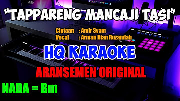 TAPPARENG MANCAJI TASI NO VOCAL LIRIK Lagu Bugis Karaoke Keyboard Korg Pa1000