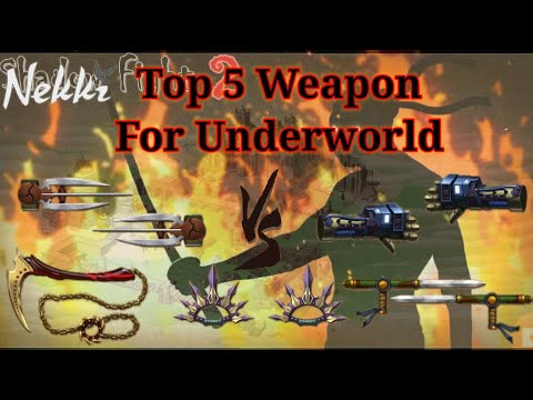 Shadow Fight 2 Top 5 Best Weapons For Underworld Top 5 Strongest Weapons In Shadow Fight 2 