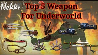 Shadow Fight 2 Top 5 Best Weapons For Underworld Top 5 Strongest Weapons In Shadow Fight 2