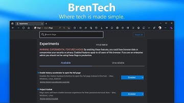 Edge Canary: Experimental flags I have enabled