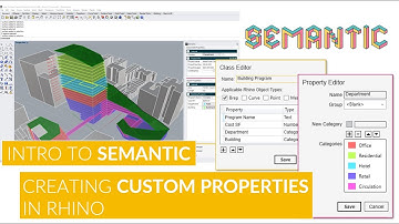 Semantic Tutorial - Creating Custom Rhino Properties
