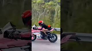Watch Her Ride — You’ll Be Amazed! 😍#bikerGirl #femalerider #superbike #motorcycle #beauty #shorts