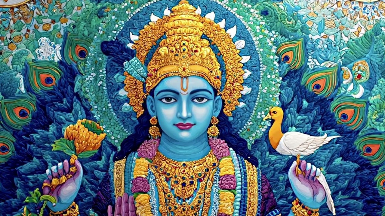 Peaceful Om Namo Bhagavate Vasudevaya Namah | Calm Focus, Inner Stability & Mental Balance 🧠🌿