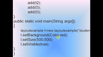 6 AWT FlowLayout and BorderLayout