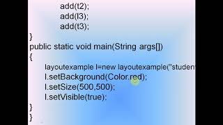 6 AWT FlowLayout and BorderLayout