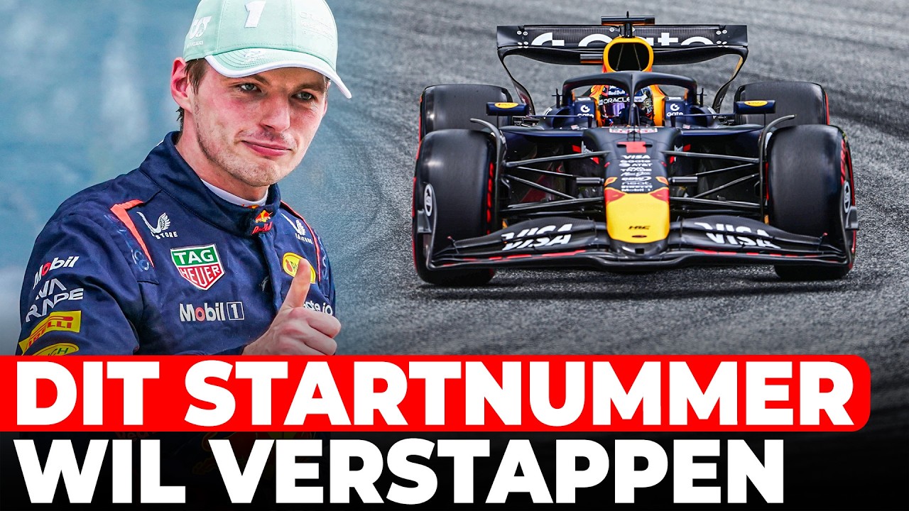 Max Verstappen wil om deze reden compleet ander F1-startnummer | GPFans News