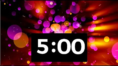 5 Minute Funky Disco Countdown Timer