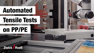 Robotic Testing System roboTest N for Tensile Tests on PP/PE