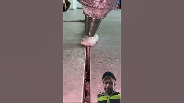 Filling the gaps between ground bricks- Good tools and machinery make work easy