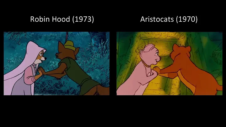 Reused animation in Robin Hood's "The Phony King o...