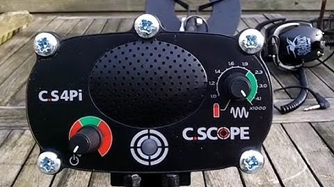 My new Beach Metaldetector. The C-Scope 4PI.