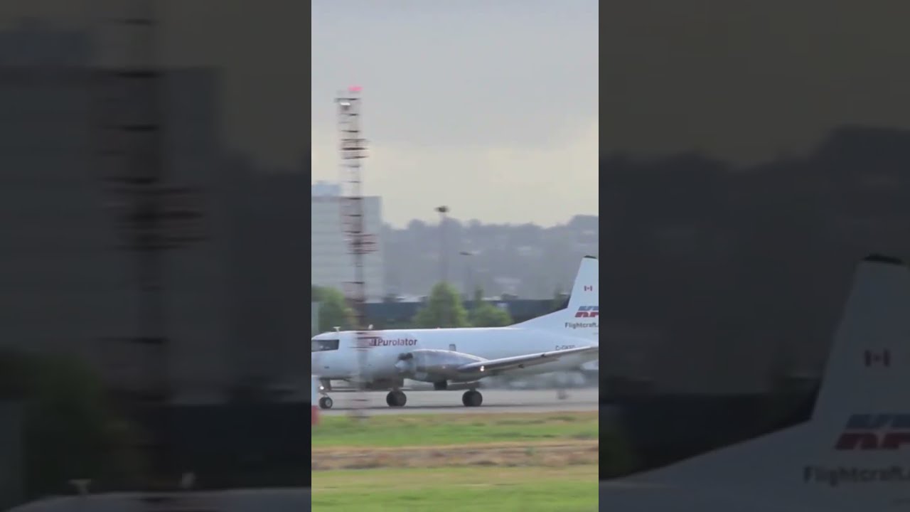 Convair 580 Action At YVR Non Stop 