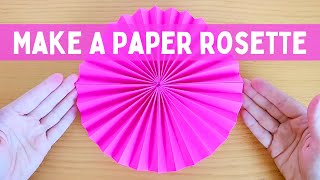 Make A Paper Rosette: DIY Pinwheel Party Decorations