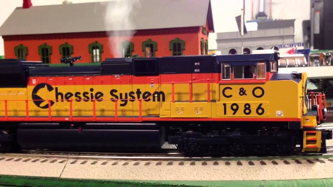 MTH Trains - Chessie System SD70ACe - YouTube