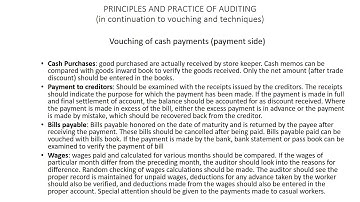 vouching and techniques 2