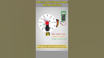 Electric-Contact Pressure Gauge: Working & Wiring for Auto Pressure Control