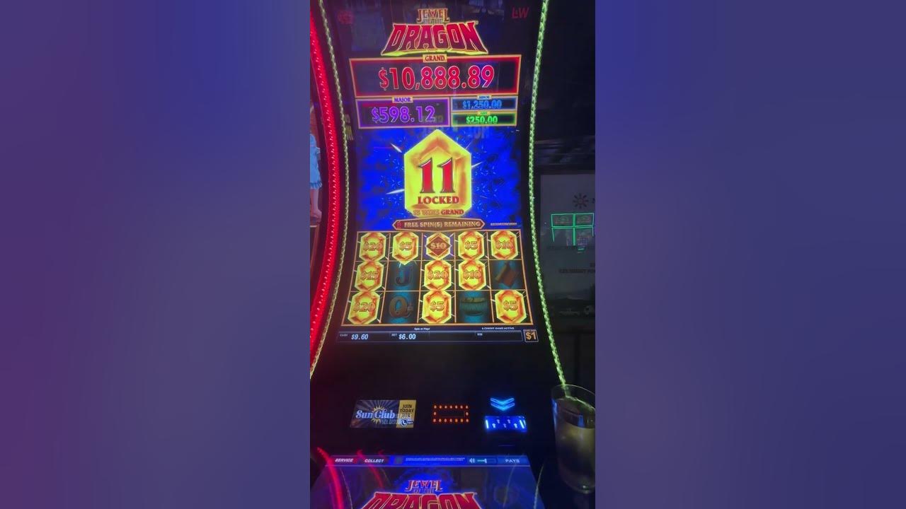 Jewel of the dragon $6 bet $1 denom #casino #slot - YouTube