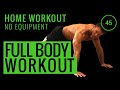 10 MINUTE FULL BODY WORKOUT 😵| No Equipment Home Workout