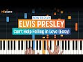 How to Play &quot;Can&#39;t Help Falling in Love&quot; by Elvis Presley (Easy) | HDpiano (Part 1) Piano Tutorial