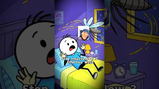 Bug-Free Sleep: 3 Easy DIY Insect Repellent Hacks  #shorts #insects #stickman