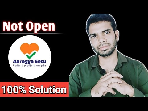 Aarogya setu app not open | not working |  slow processing
