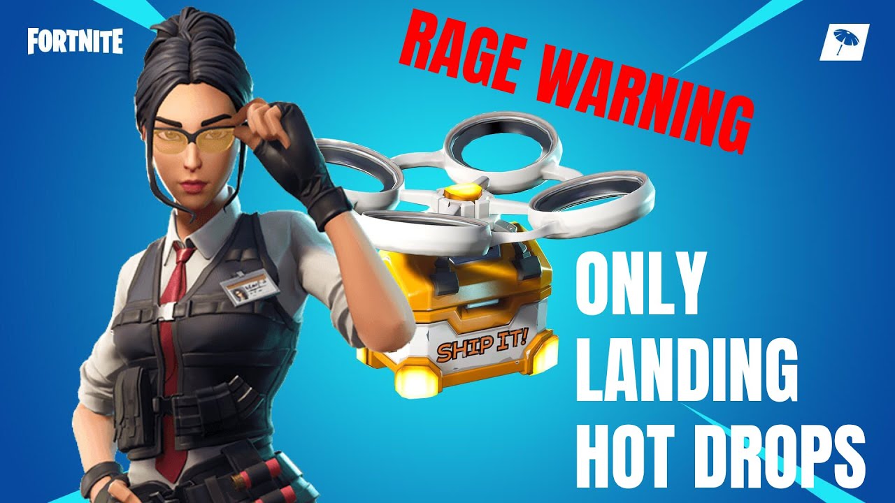 ONLY LANDING HOT DROPS Fortnite Battle Royale YouTube