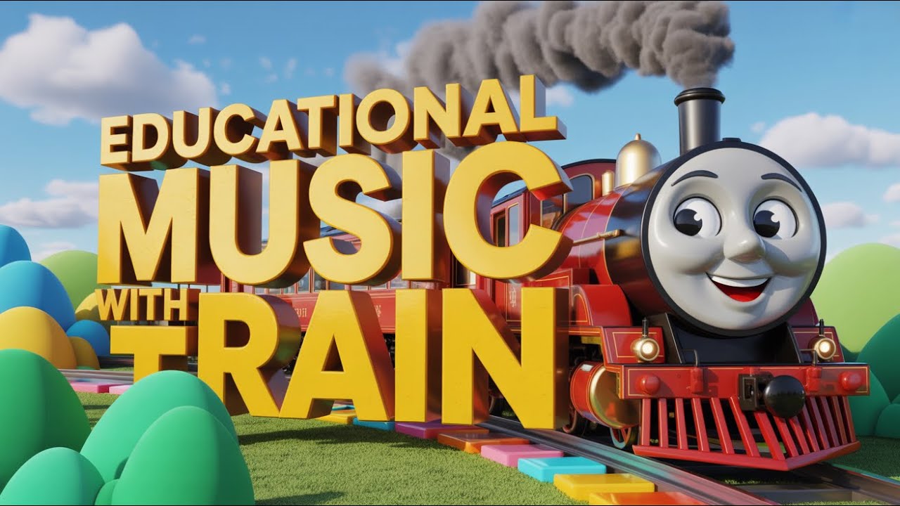 Choo Choo Train Song for Children | Fun Baby Music | Nursery Rhymes and Toddler Learning