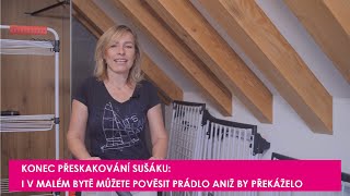 Konec přeskakování sušáku: I v malém bytě můžete pověsit prádlo aniž by překáželo