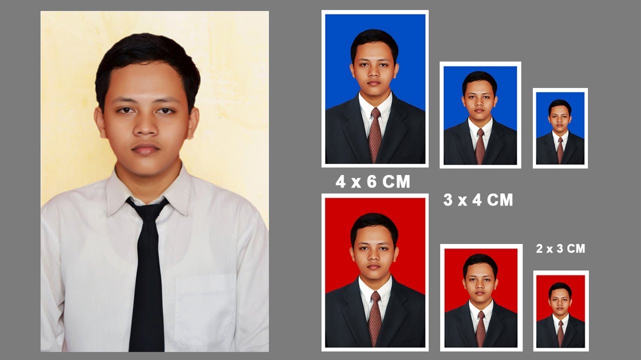 Mengganti Background Pas Foto Photoshop