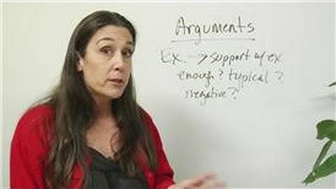 Reasoning & Arguments in Persuasive Public Speaking : Public Speaking: Arguments From Example