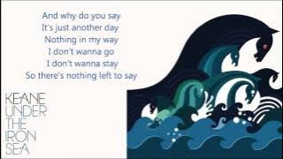 Keane - Nothing In My Way (Lyrics)