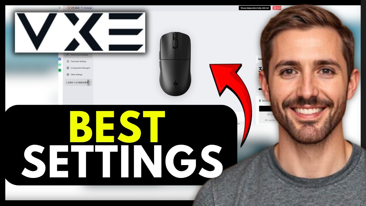 How To SET Best Settings For VXE R1 Pro Mouse (EASY) 2026 - YouTube