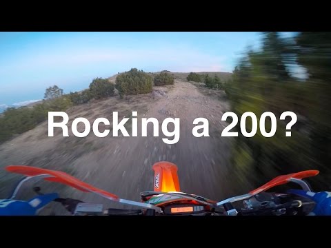 Video Riding a KTM 200 XC-W for the First Time | Episode 250 - youtube