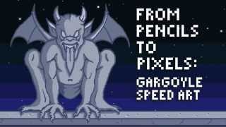 From Pencils to Pixels: Gargoyle Pixel Art