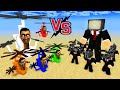 Monster School : SKIBIDI HELICOPTER VS CAMERA MAN AND TV MAN BROTHERS  - Minecraft