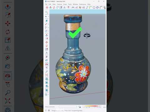 This tutorial shows the creative 3D modeling of an object using a photo in SketchUp. — video thumbnail