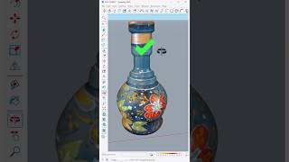 This tutorial shows the creative 3D modeling of an object using a photo in SketchUp. #tutorial #art