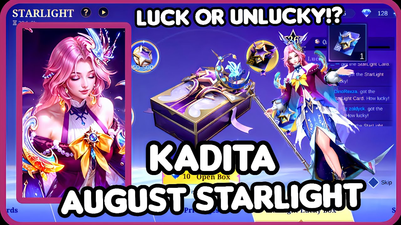 TESTING DROP RATE OF AUGUST STARLIGHT! KADITA AUGUST STARLIGHT 2025 ...