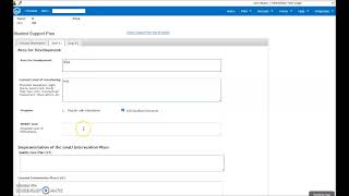 Student Support Plan